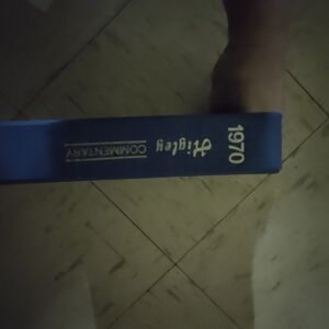 Blue 1970 Higley Commentary Book